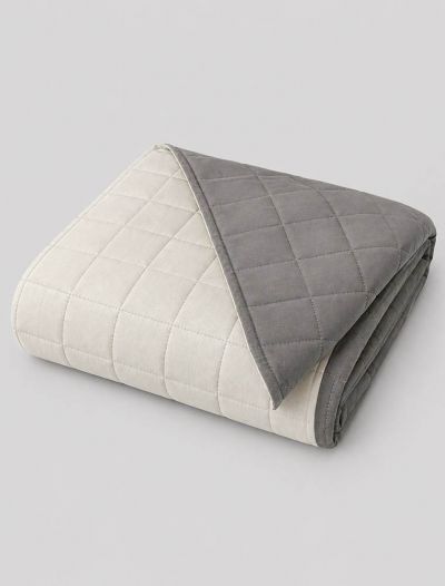 Quilt 1 piazza e mezza Riviera - grigio nuvola