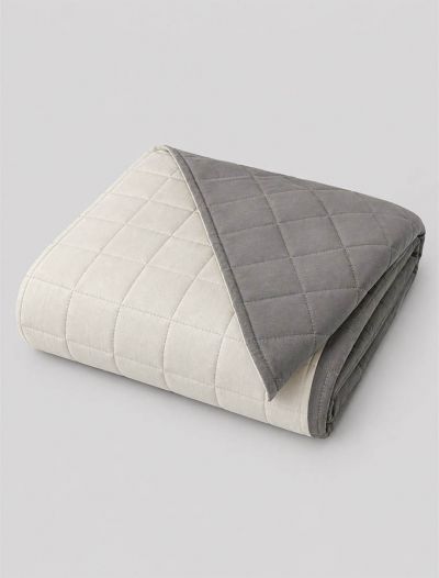 Quilt 1 piazza Riviera - grigio nuvola