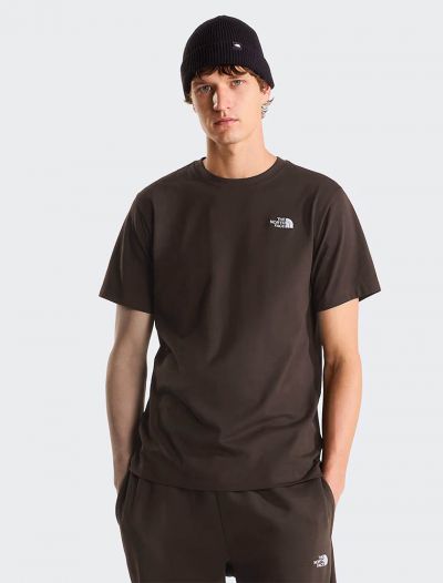 T-shirt manica corta The North Face - marrone