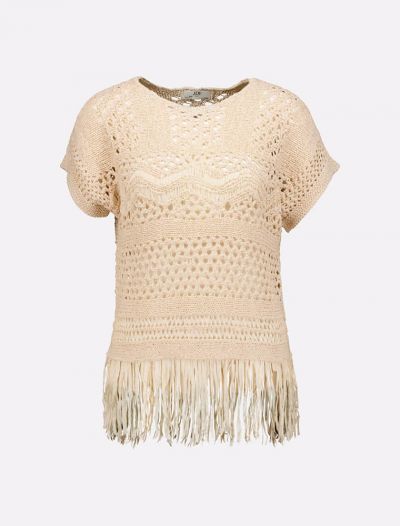Maglia manica corta Jdy - sand