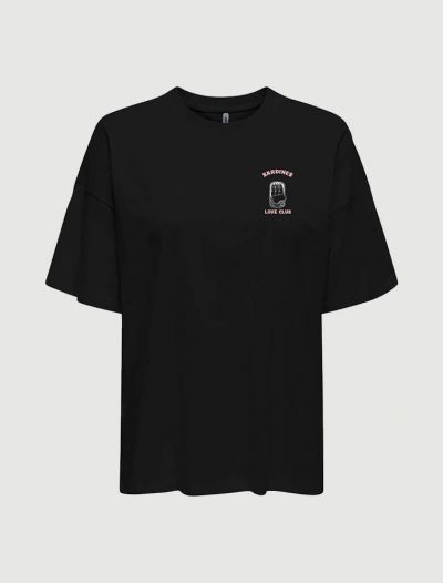 T-shirt manica corta Only - black