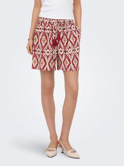 Pantalone corto Only - red