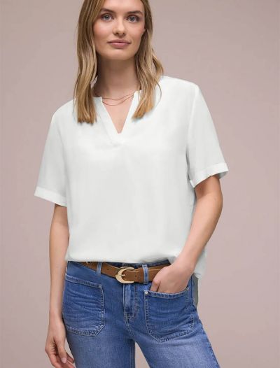 Camicia manica corta Street One - bianco