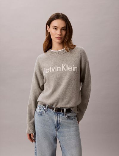 Pullover manica lunga Calvin Klein - grey