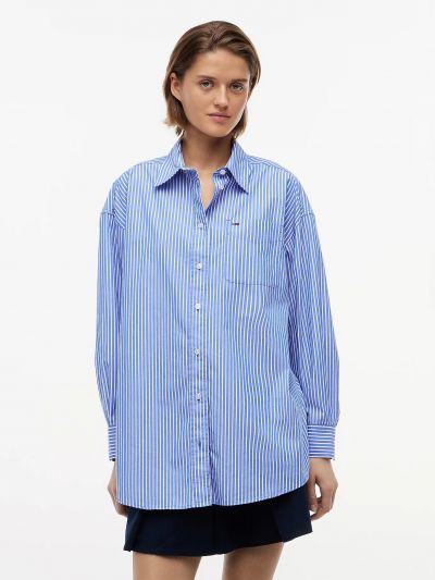 Camicia manica lunga Tommy Jeans - blu