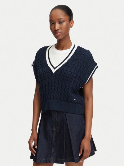 Pullover senza maniche Tommy Jeans - blu