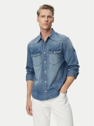 Camicia jeans Tommy Jeans - denim medium