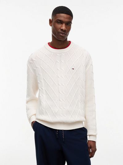 Maglia manica lunga Tommy Jeans - white