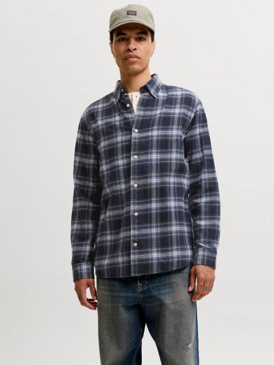 Camicia manica lunga Jack & Jones - navy blazer