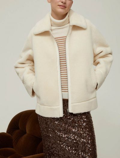 Giaccone montone Pennyblack - burro