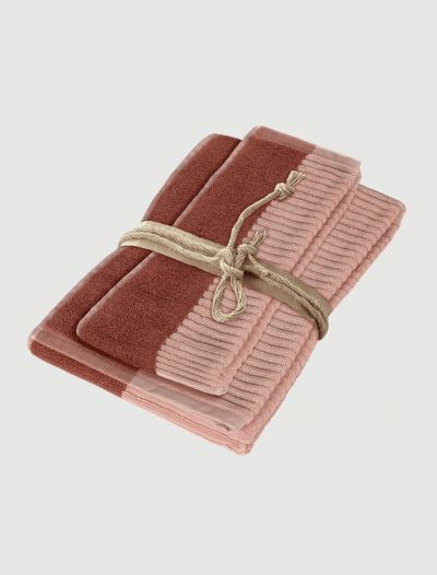 Completo asciugamani Fazzini - sandalo