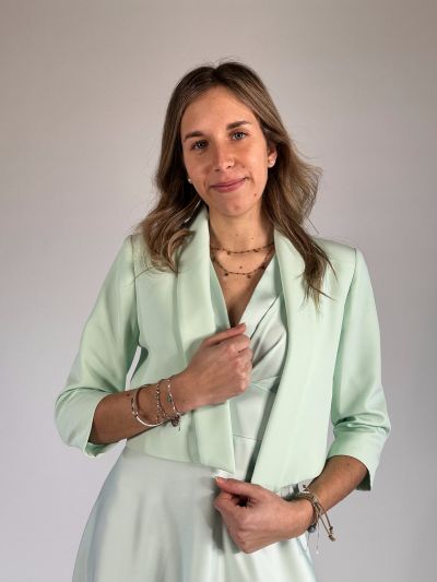 Giacca bolerino Rinascimento - verde menta