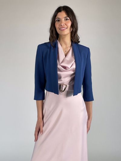 Giacca bolerino Rinascimento - blu brillante