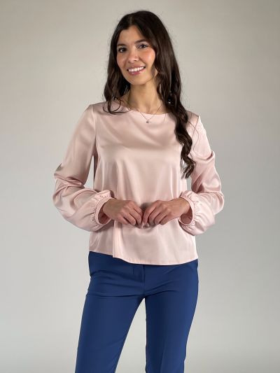 Camicia manica lunga giovane Rinascimento - rosa