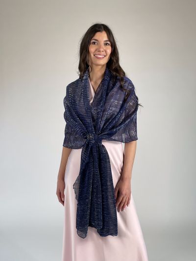 Sciarpa Rinascimento - blu brillante