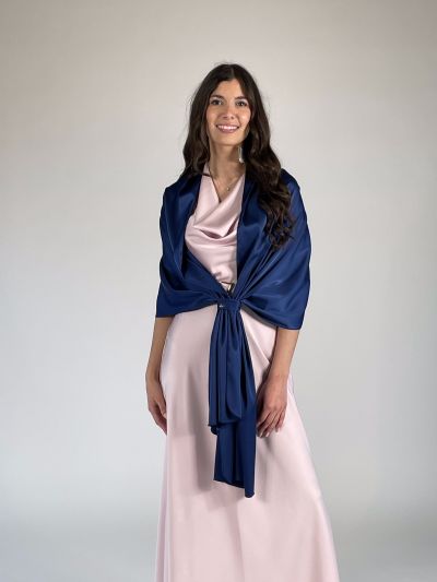 Sciarpa Rinascimento Curvy - blu brillante