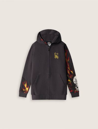 Maglia in felpa aperta Scorpion Bay - antracite