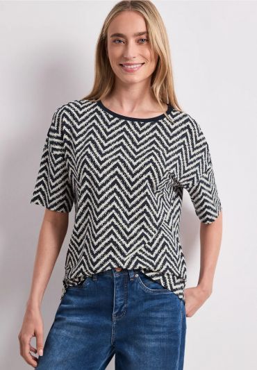 Canotta Street One - bianco blu