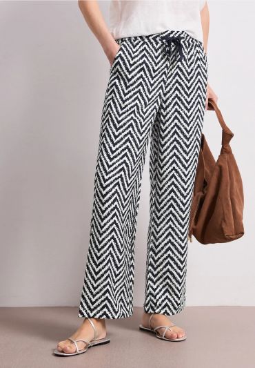 Pantalone Street One - bianco blu