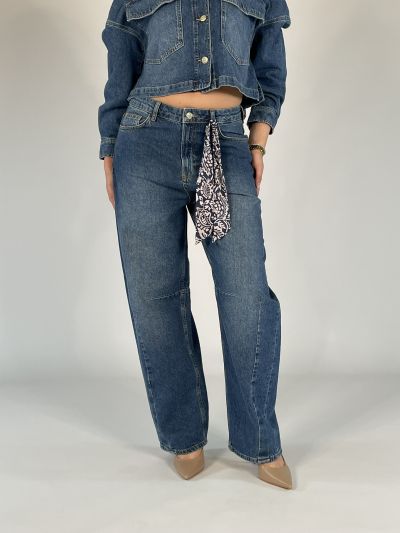 Pantalone jeans Emme - denim blu