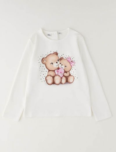 T-shirt manica lunga I Do - bianco