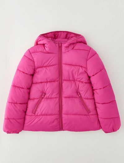 Giaccone imbottito I Do - fucsia