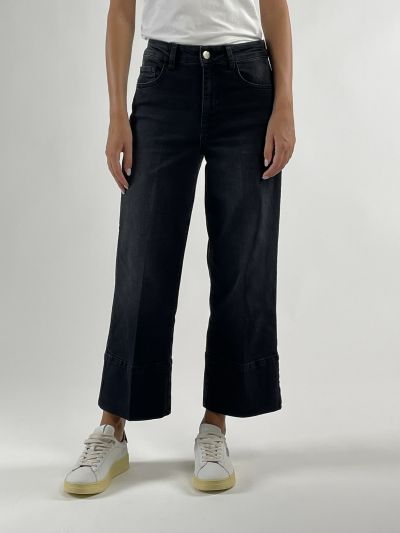 Pantalone jeans Emme - nero stone