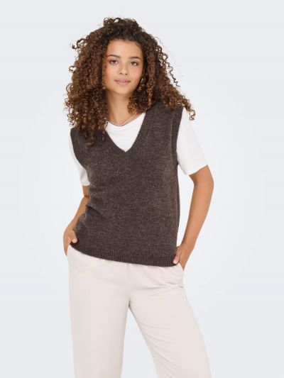 Pullover senza maniche Jdy - marrone