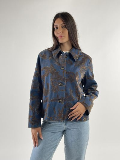 Giacca Emme - blu cammello