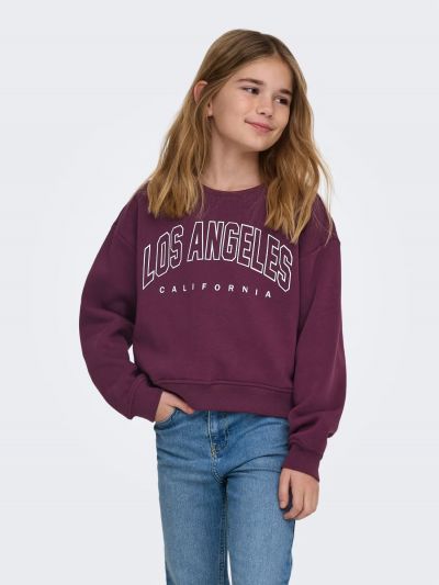 Maglia in felpa Only - mauve