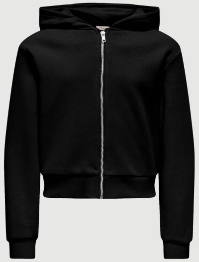 Maglia in felpa aperta Only - black