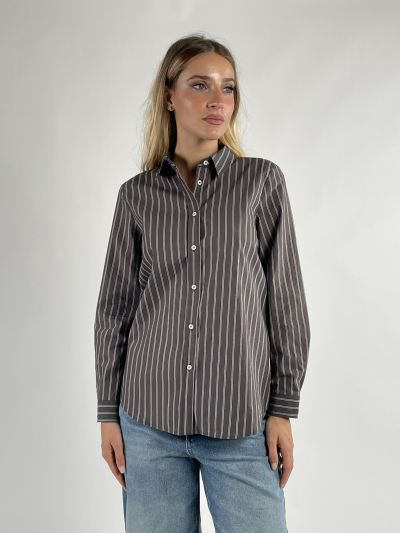 Camicia manica lunga Emme - moro scuro