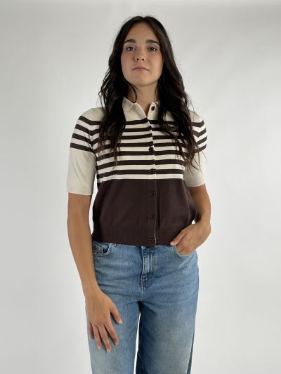 Polo manica corta Iblues - burro