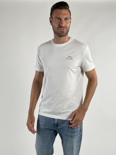 T-shirt manica corta Gas - bianco