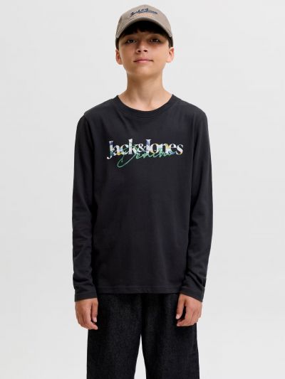 T-shirt manica lunga Jack & Jones - black