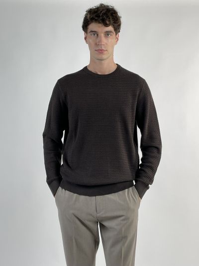Maglia manica lunga Bugatti - moro