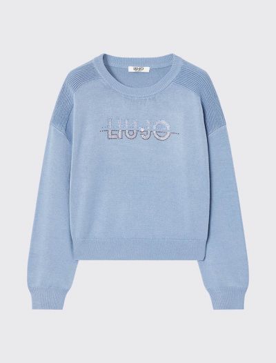 Maglia manica lunga Liu Jo - azzurro