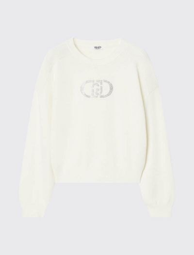 Maglia manica lunga Liu Jo - bianco