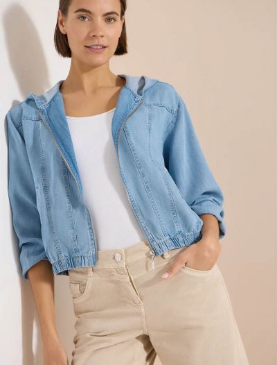 Giubbino in jeans Cecil - light blu