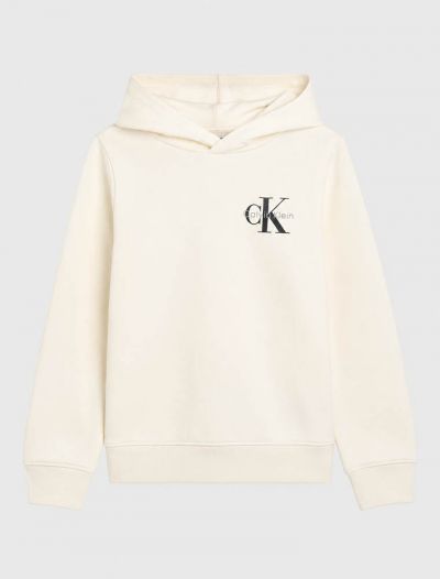 Maglia in felpa cappuccio Calvin Klein - tofu