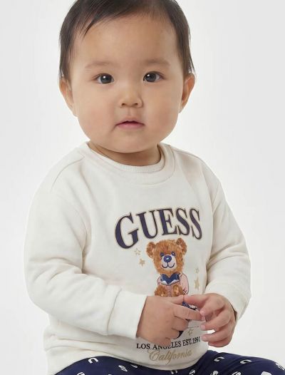Maglia in felpa Guess - panna