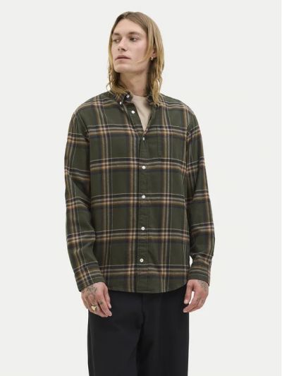 Camicia manica lunga casual Jack & Jones - green