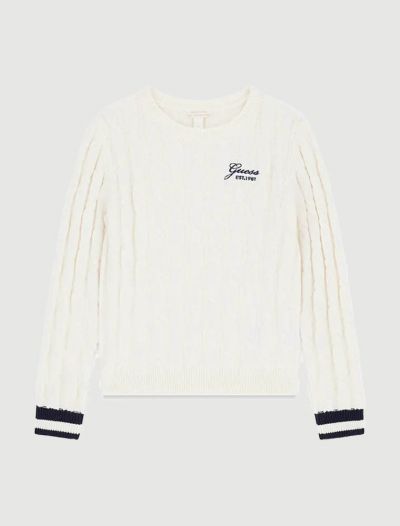 Pullover manica lunga Guess - crema