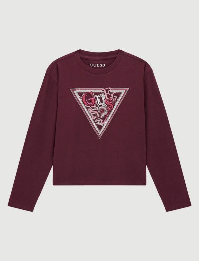 T-shirt Guess - bordeaux