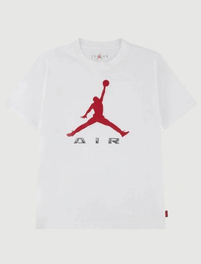 T-shirt manica corta sportiva Jordan - bianco