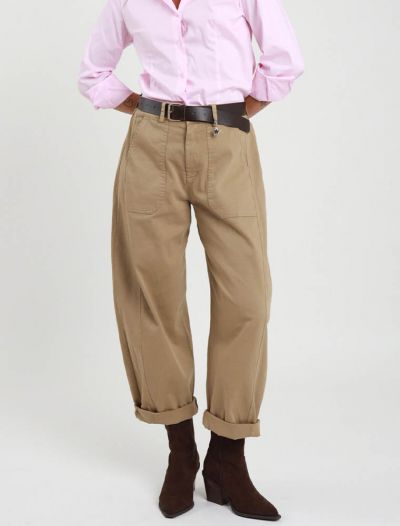 Pantalone Susy Mix - cammello