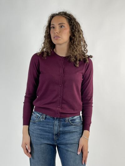 Maglia manica lunga Griffai - bordeaux