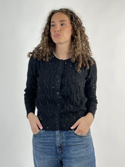 Cardigan Griffai - nero