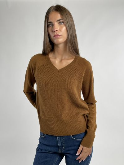 Pullover manica lunga Pennyblack - tabacco