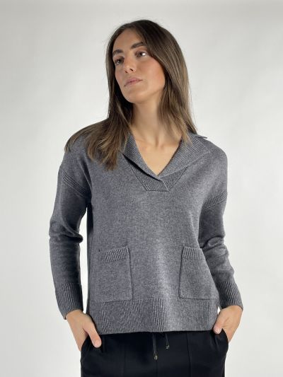Maglia manica lunga Pennyblack - grigio melange